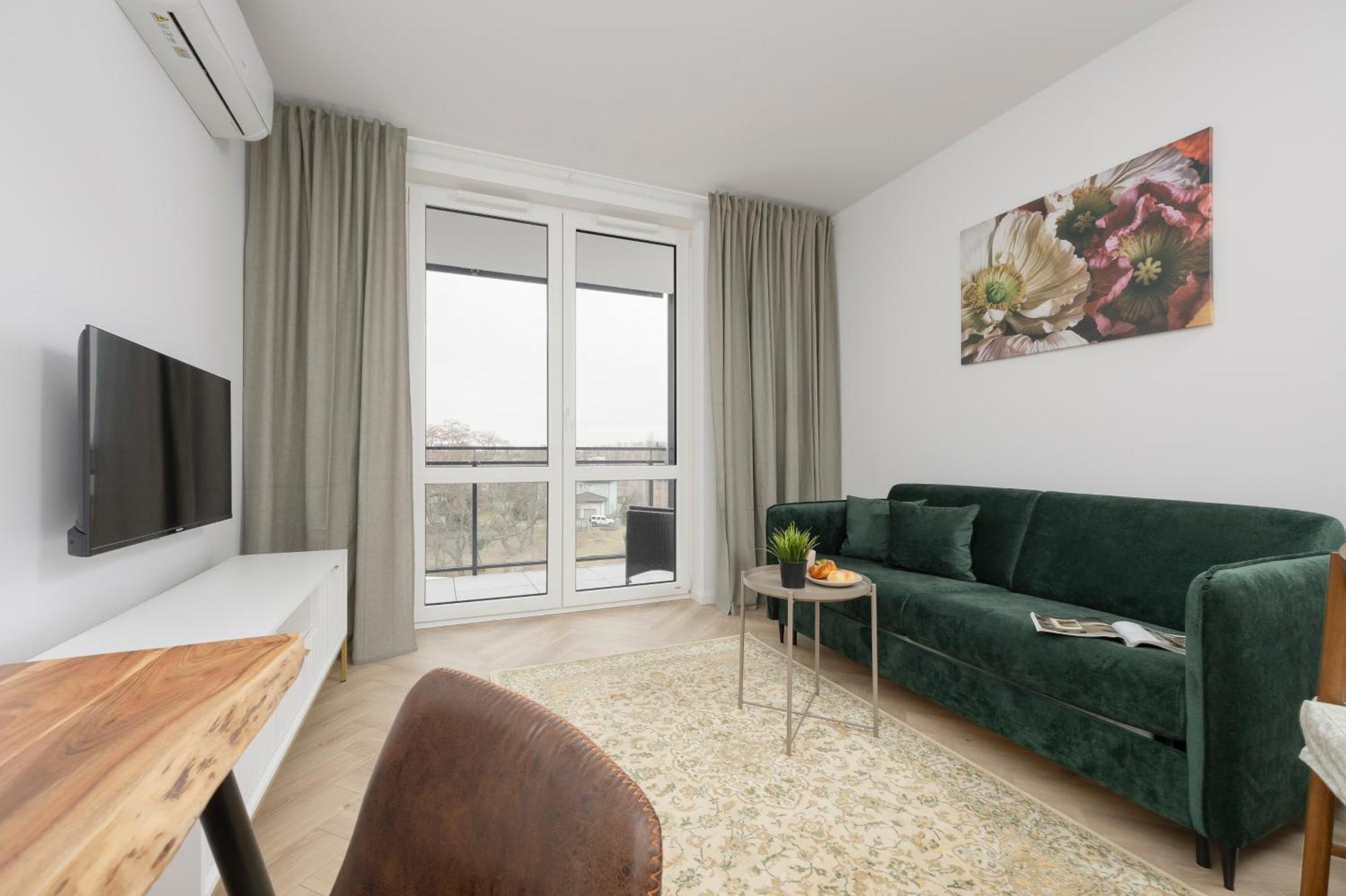 Modern Apartment With Balcony Near Aleje Jerozolimskie By Noclegi Renters Warsaw Luaran gambar